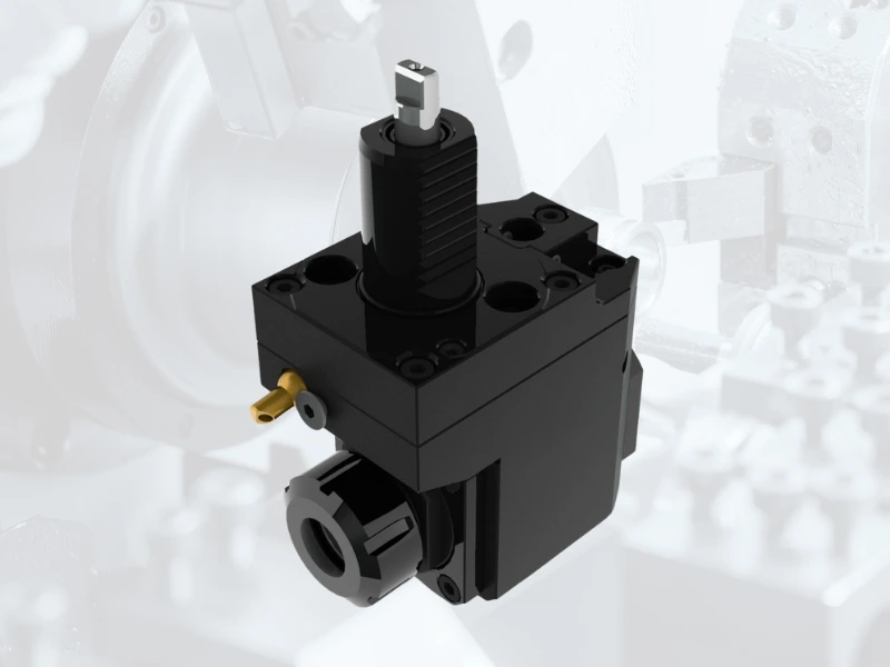 Portaherramientas DIN 1809 Radial 90° Retractil