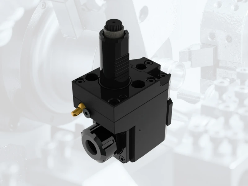 Portaherramientas DIN 5480 Radial 90° Retractil