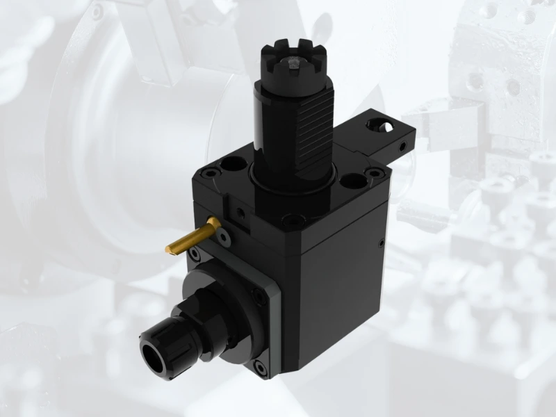 Portaherramientas VDI MT Baruffaldi Radial 90° para Roscado